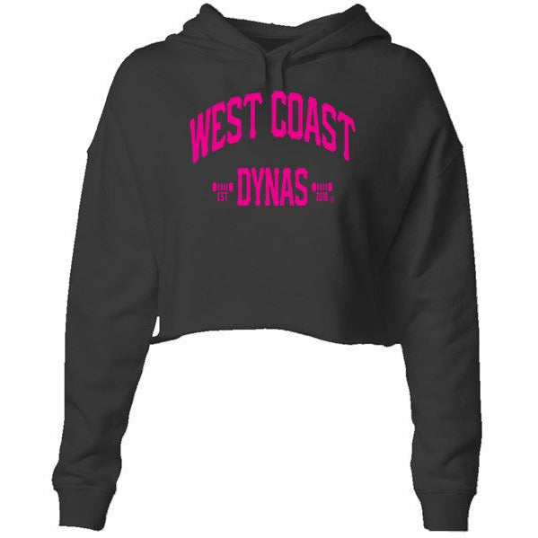 WCD CROP PINK HOODIE 